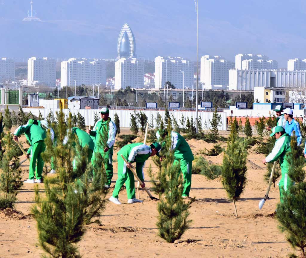 Paýtagtymyzyň demirgazyk künjeginde täze seýilgäh döredilýär