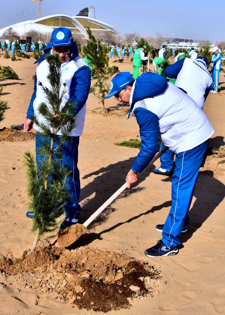 Paýtagtymyzyň demirgazyk künjeginde täze seýilgäh döredilýär