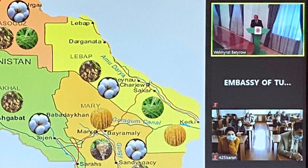 Series of join online classes of agrarian universities of Armenia and Turkmenistan is continued