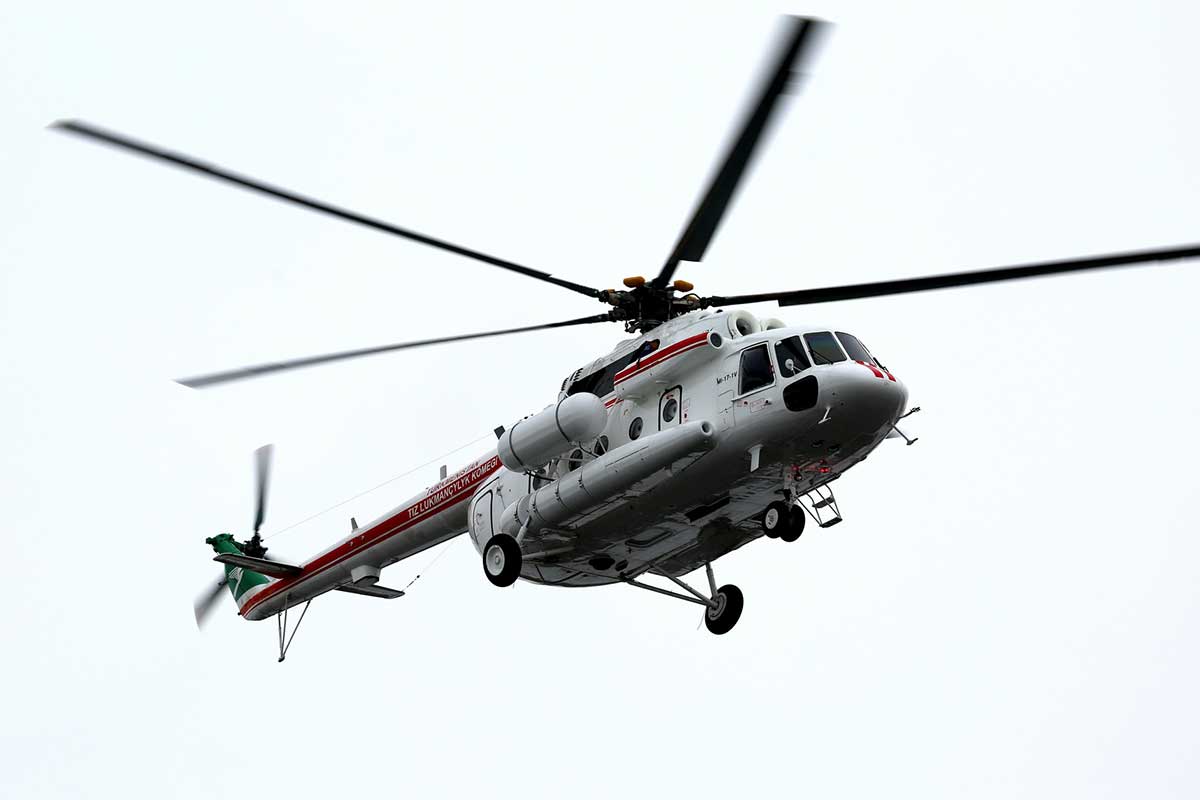 Российские вертолёты – для нового медицинского центра в Ашхабаде