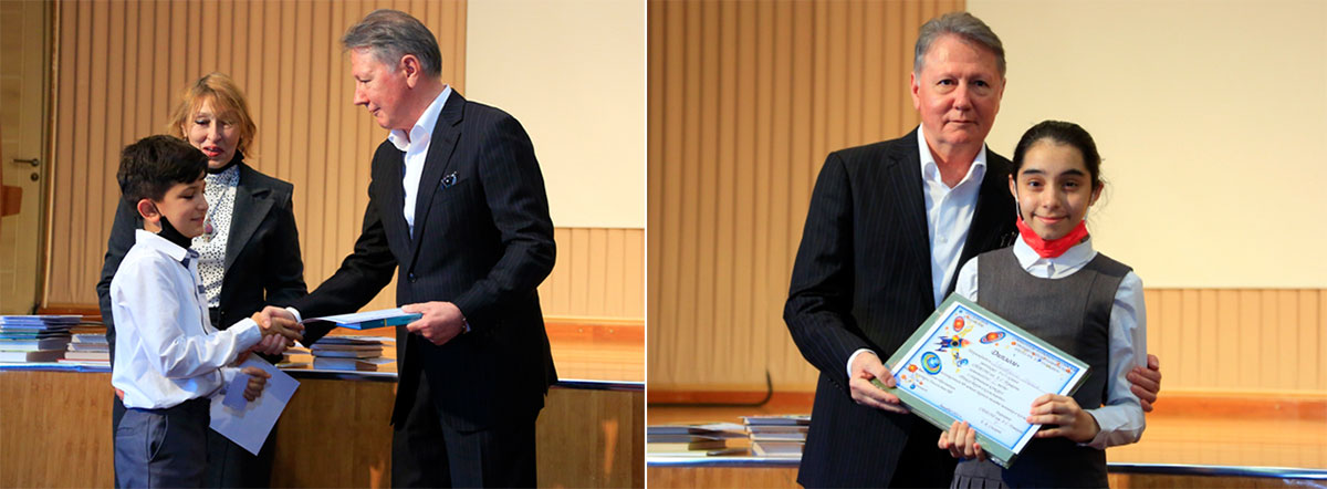 В туркмено-российской школе подвели итоги конкурсов в честь Международного дня полёта человека в космос