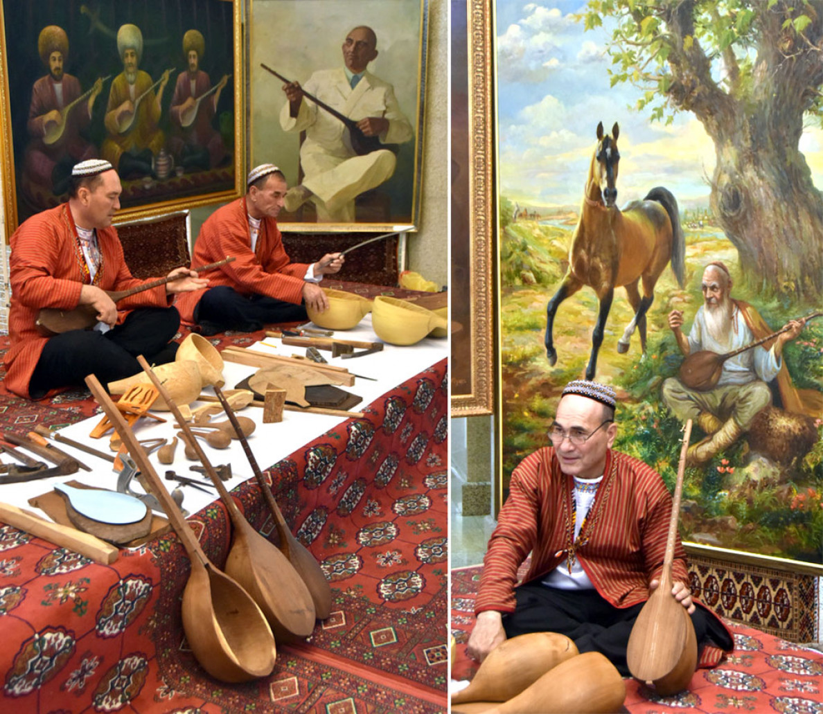 Sazandalaryň we bagşylaryň milli bäsleşigi jemlendi