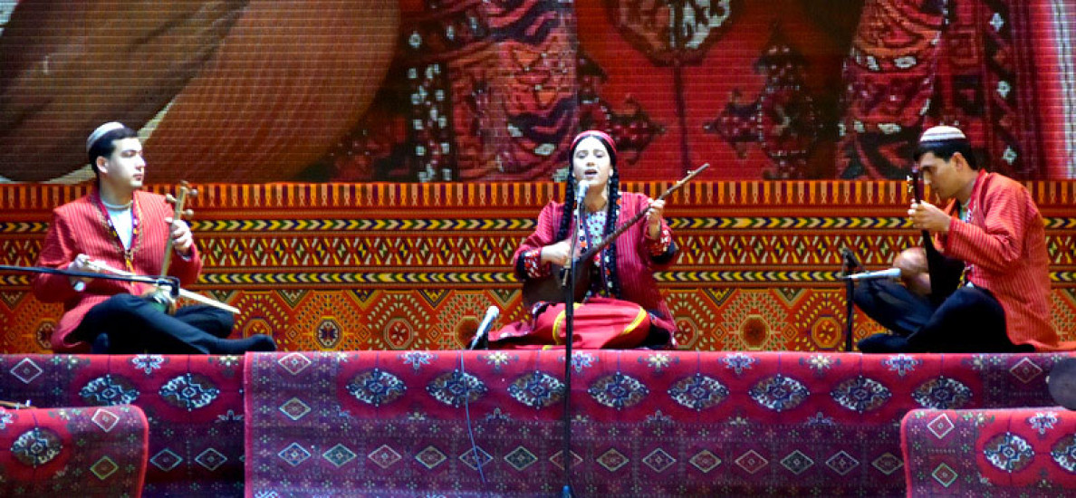 Sazandalaryň we bagşylaryň milli bäsleşigi jemlendi