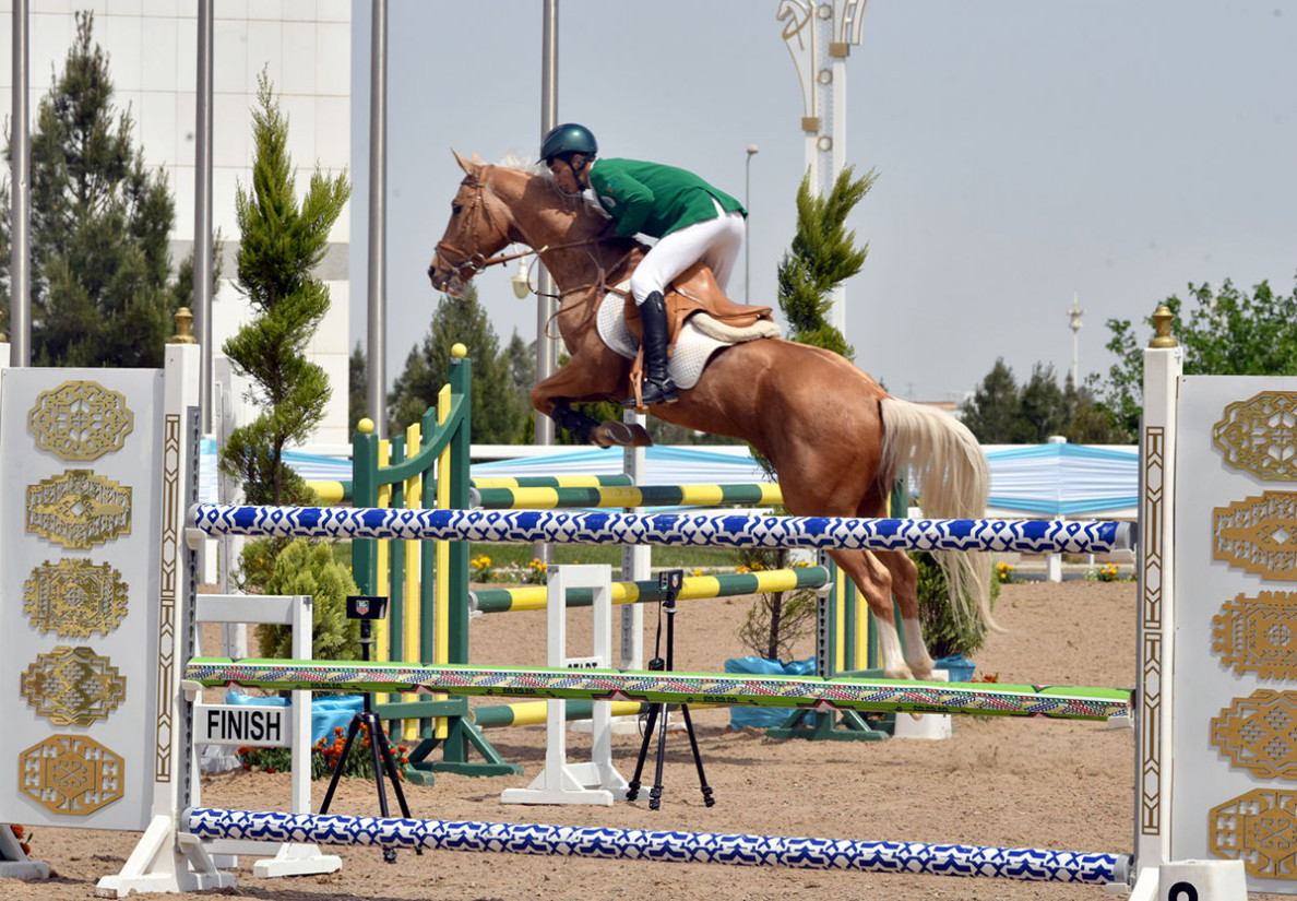 Ashgabat hosts show jumping competitions