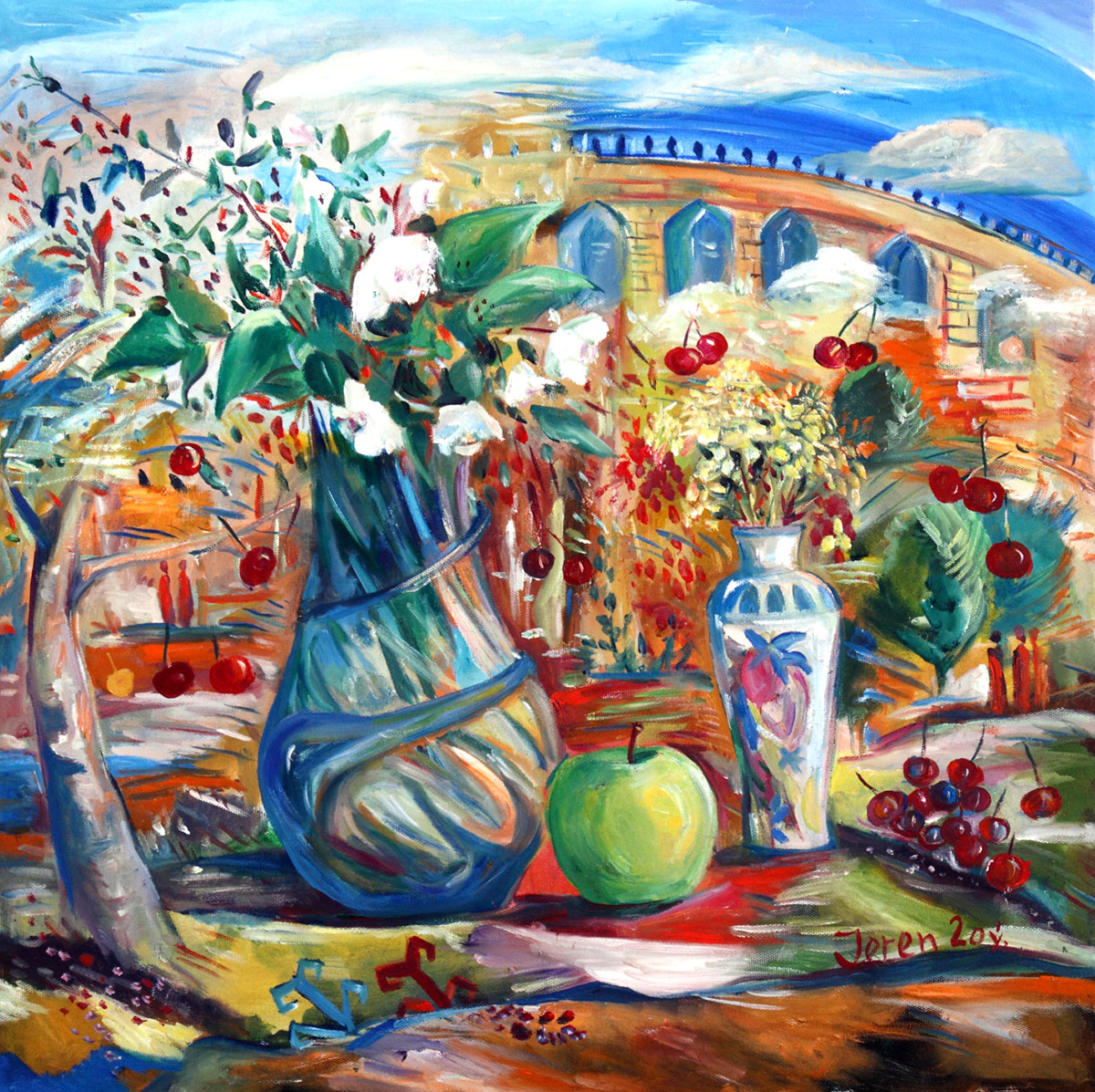 Художник Огульджерен Бабаева: вдохновение я черпаю в природе