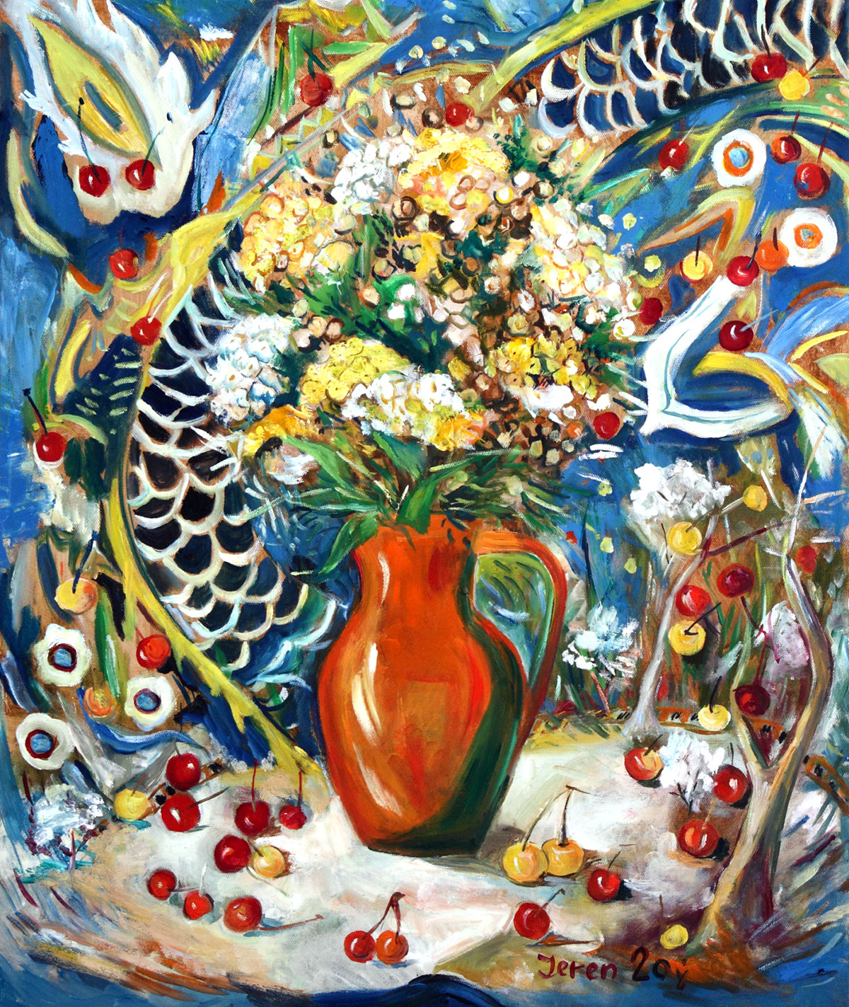 Художник Огульджерен Бабаева: вдохновение я черпаю в природе