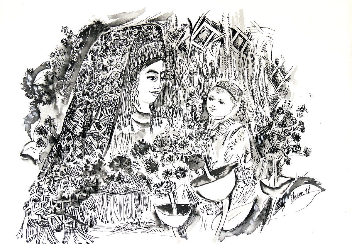 Художник Огульджерен Бабаева: вдохновение я черпаю в природе