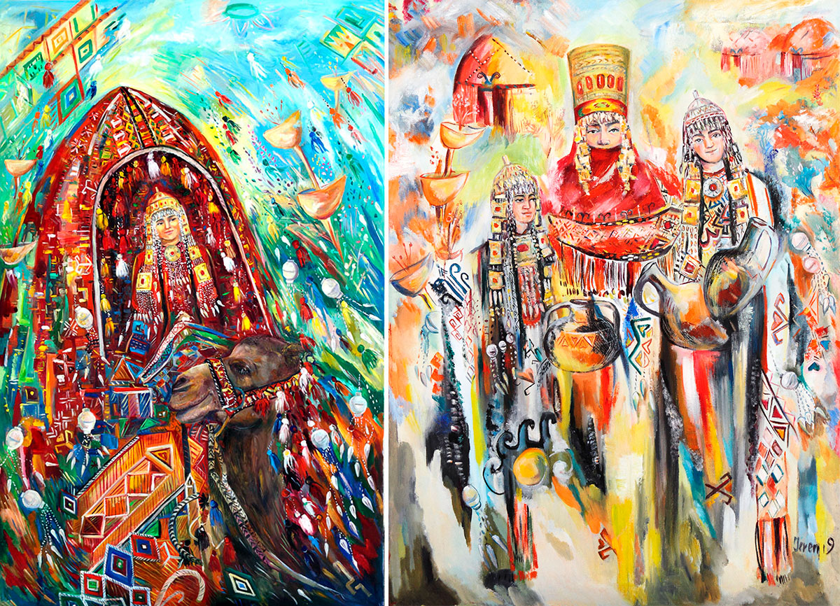 Художник Огульджерен Бабаева: вдохновение я черпаю в природе