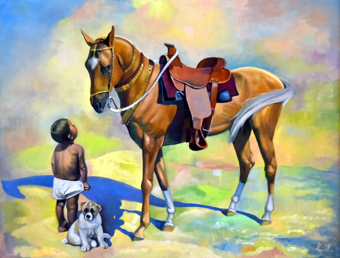 Exhibition Brings Akhalteke Horse and Alabay Dog into Focus