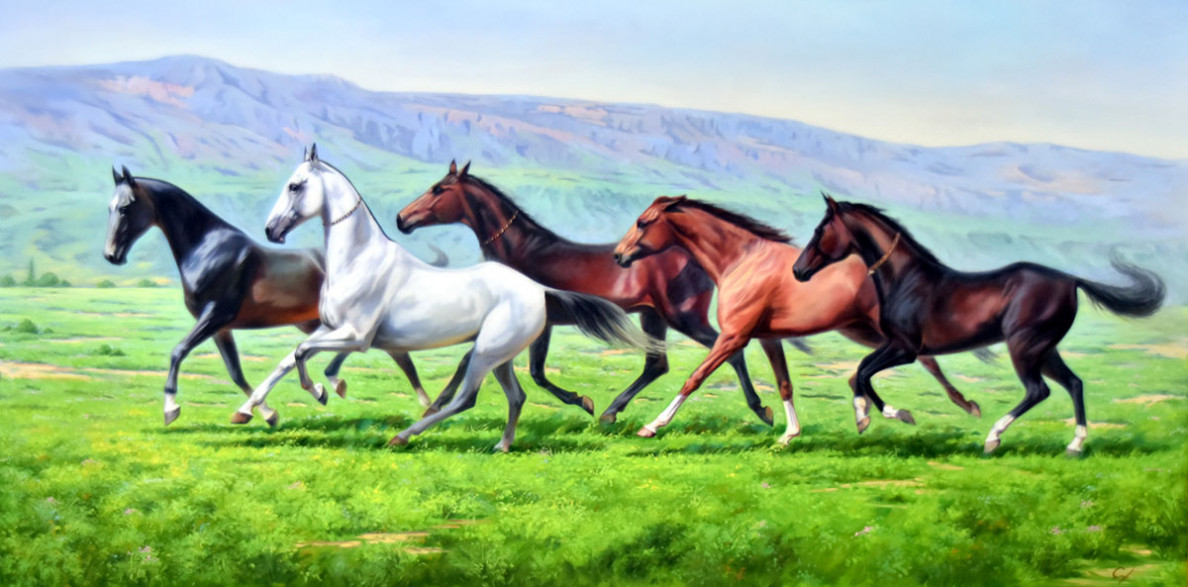 Exhibition Brings Akhalteke Horse and Alabay Dog into Focus