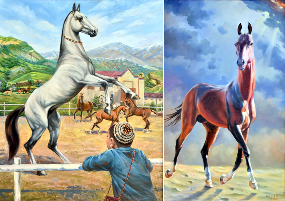 Exhibition Brings Akhalteke Horse and Alabay Dog into Focus