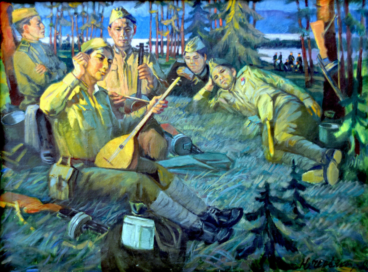 Beýik Ýeňşiň şanyna: şekillendiriş sungaty muzeýindäki sergi