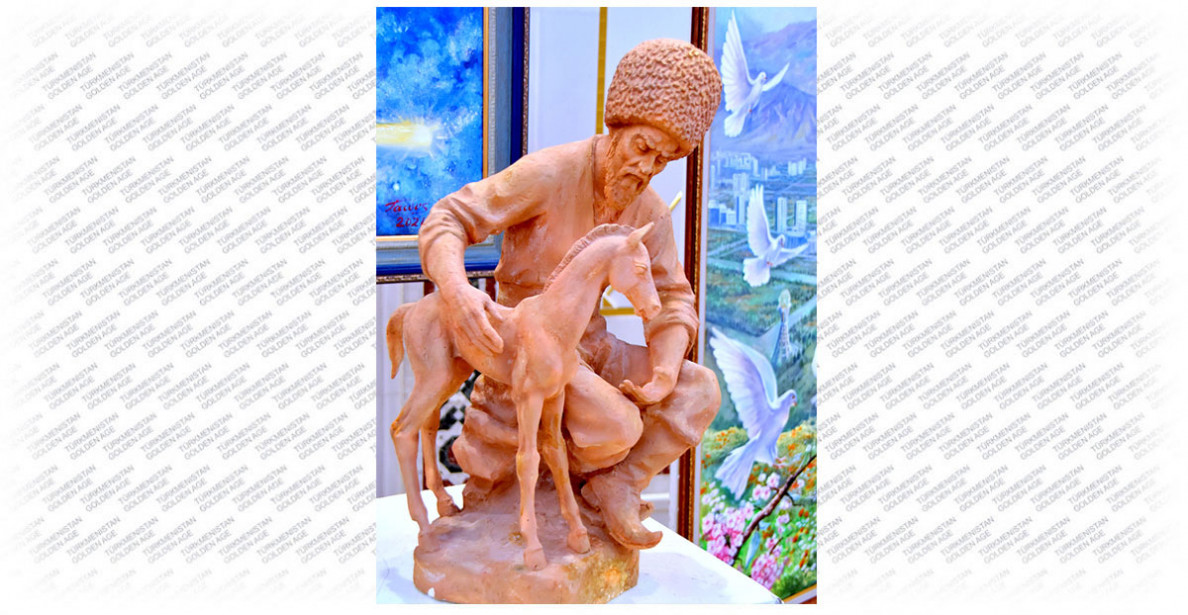 Ylham joşguny: Şekillendiriş sungaty muzeýinde baýramçylyk sergisi açyldy