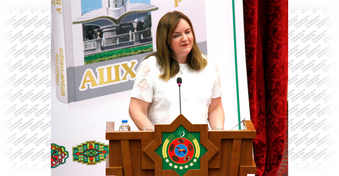 Representatives of the Foreign Ministry and diplomatic corps participate in the presentation of Russian translation of book “White City Ashgabat”