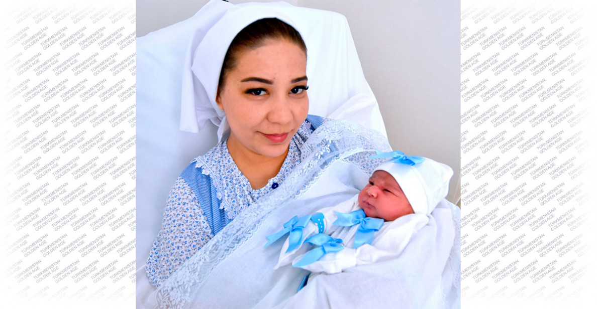 Ashgabat and Merjen are the names of new babies born on the anniversary of the capital