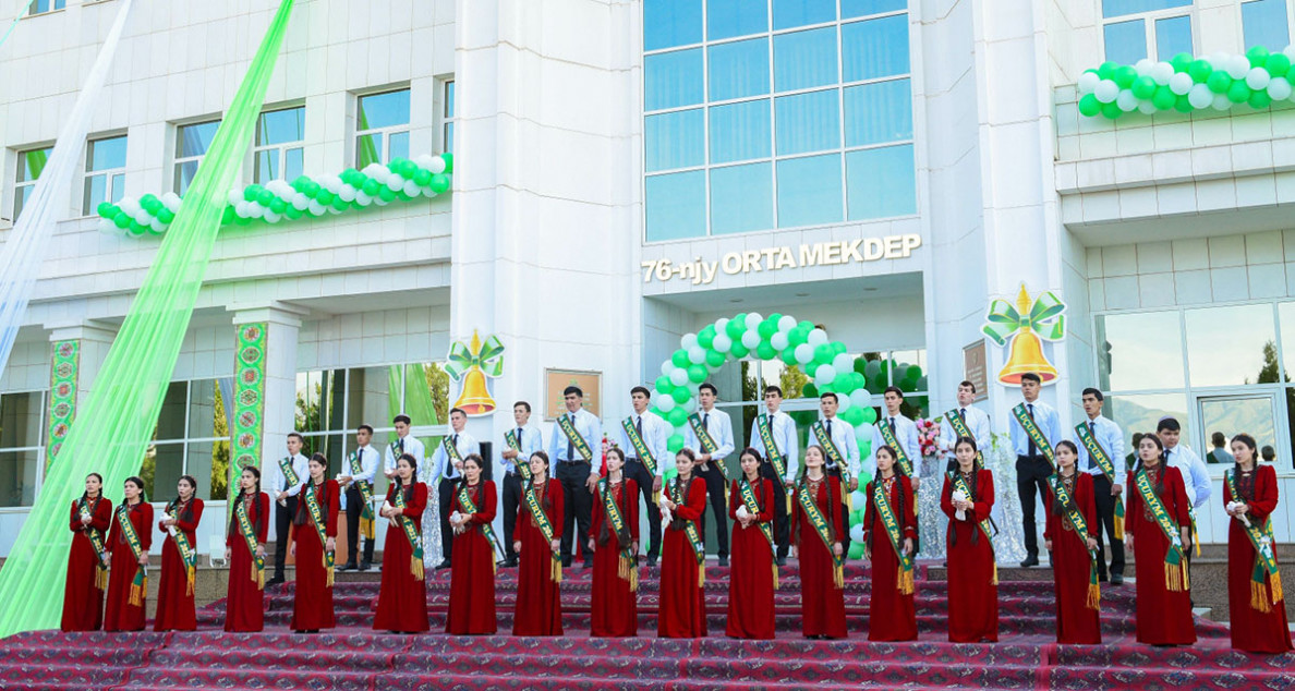 Celebration events are held in Ashgabat