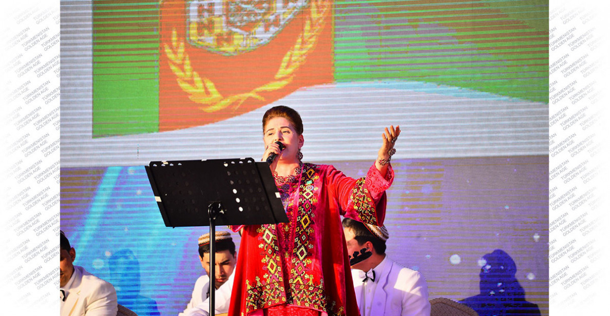 Celebration events are held in Ashgabat