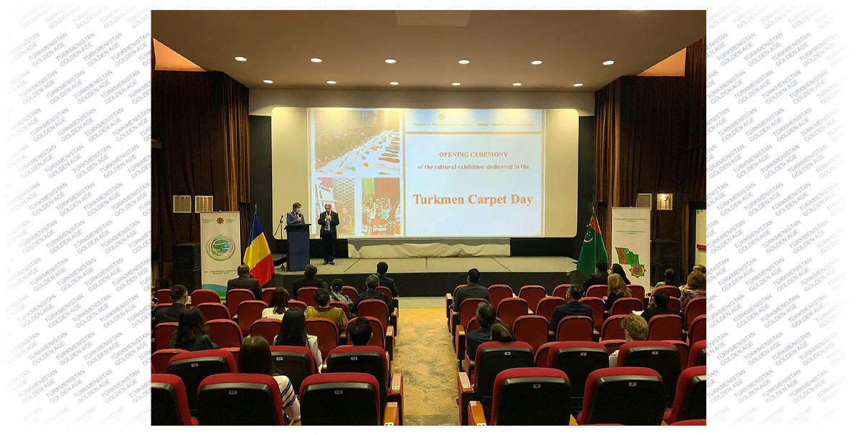 В Румынской столице развёрнута выставка, посвящённая туркменскому ковроделию