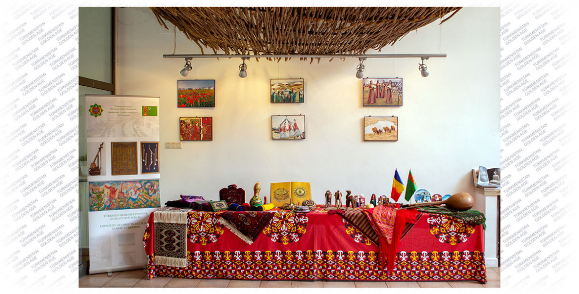 Exhibition dedicated to Turkmen carpet weaving is launched in the capital of Romania