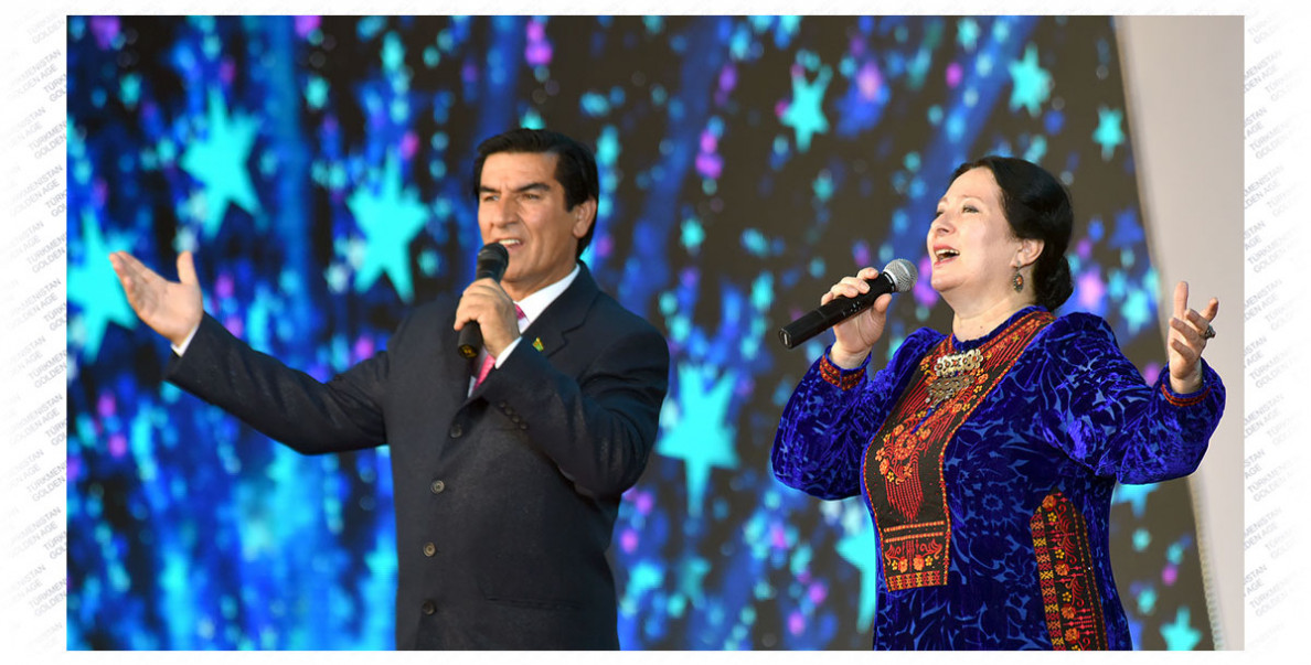Exhibition and conference, honoring of masters and concert: Celebration of Turkmen Carpet Day