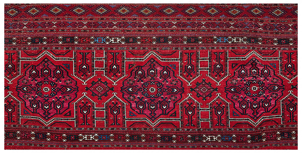 From the history of Turkmen carpet: “They have no analogue in the world…”