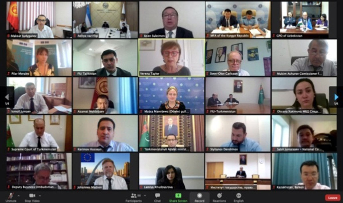 Онлайн встреча представителей Туркменистана и Европейского союза