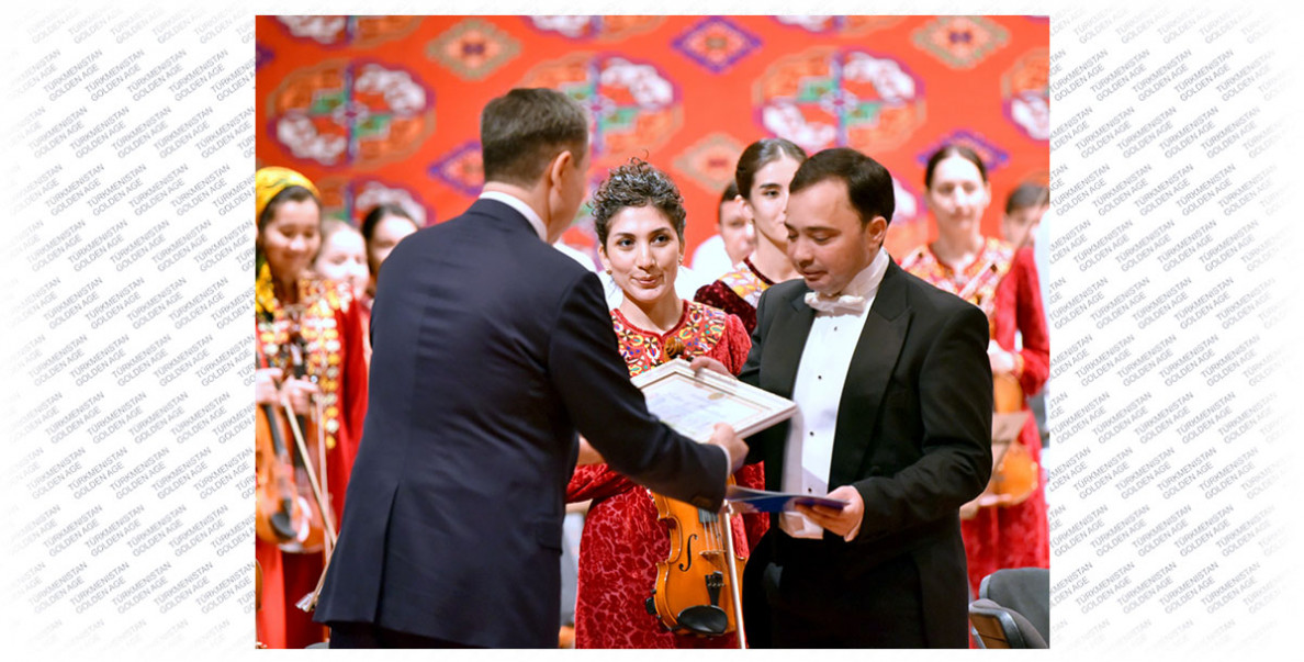 Art without limits: The Ambassador of Kazakhstan awards Honorary Diplomas to the Symphonic Orchestra of Turkmenistan