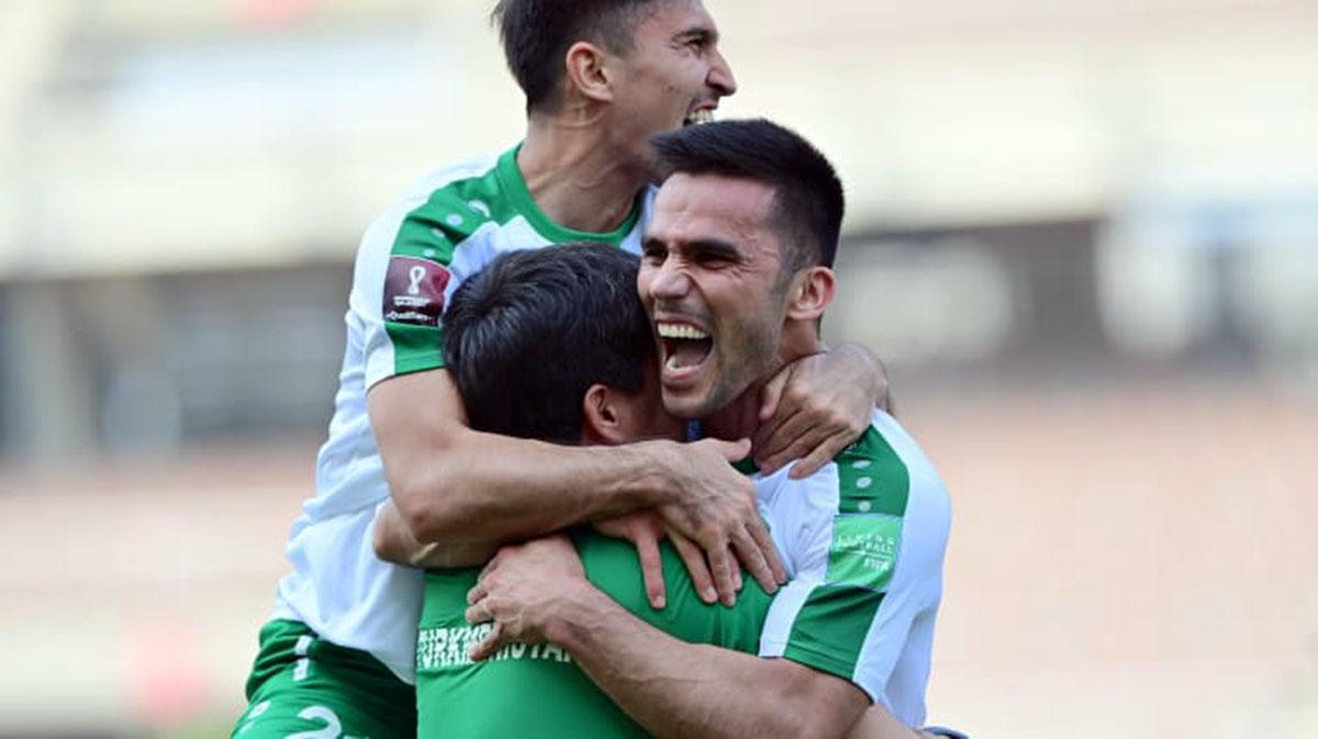 Туркменские футболисты одержали волевую победу над командой Ливана в отборочном матче ЧМ-2022