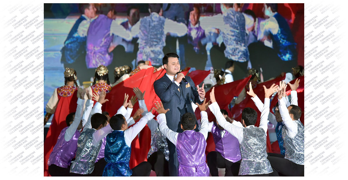 Halkymyzyň Arkadagyna bagyşlanyp geçirilen baýramçylyk konserti