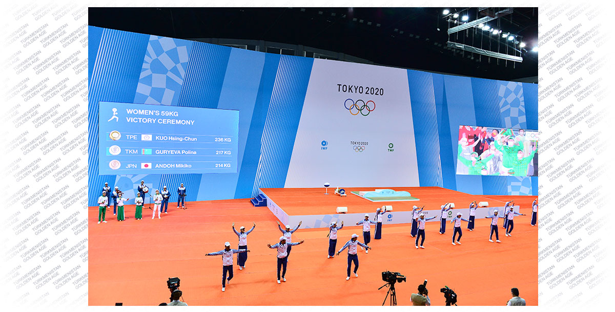 Türkmenistanyň Prezidenti Garaşsyz Türkmenistanyň taryhynda ilkinji Olimpiýa medalynyň eýesini sylaglady