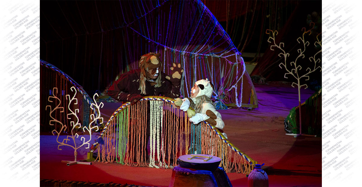 Герой сказки – симпатичный и смелый Алабай