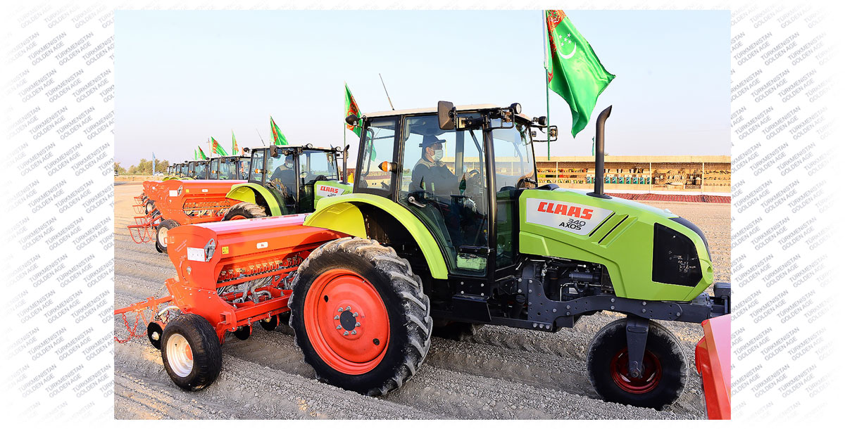 Ýurdumyzda güýzlük bugdaý ekişine badalga berildi