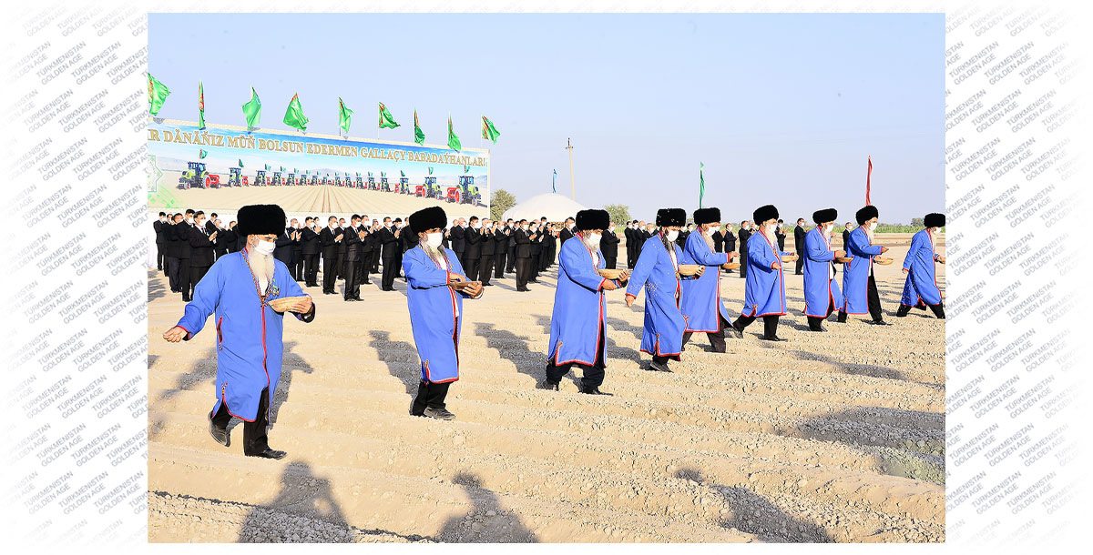 Ýurdumyzda güýzlük bugdaý ekişine badalga berildi