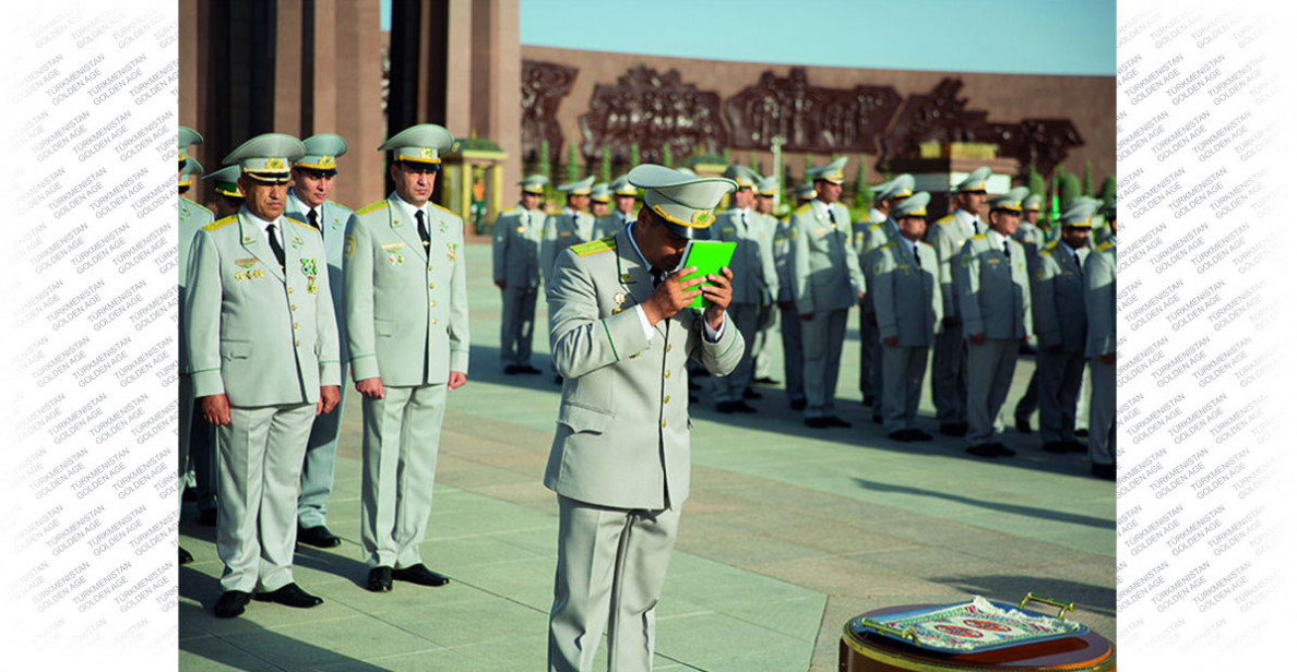 The awards were presented to the defenders of peace and welfare of the neutral Fatherland