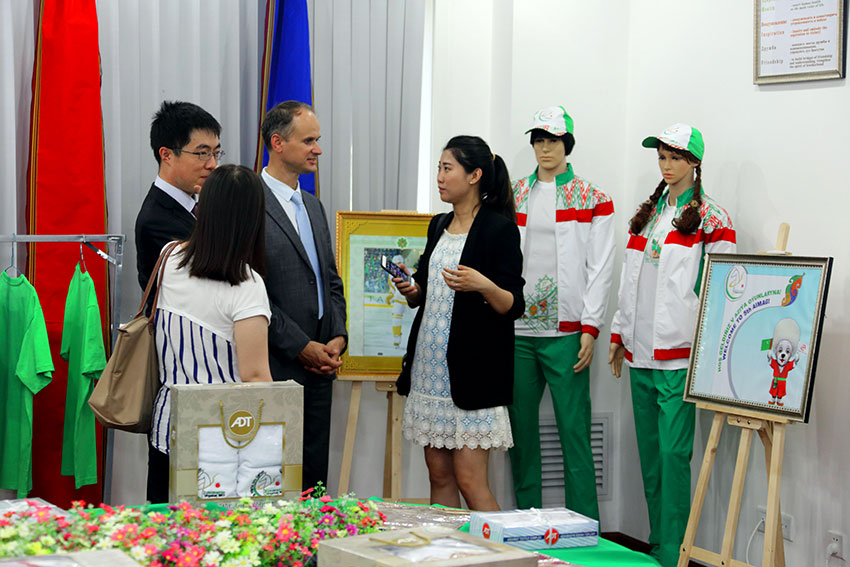 В Пекине открылась тематическая выставка, приуроченная к 100-дневному отсчёту до начала V Азиады