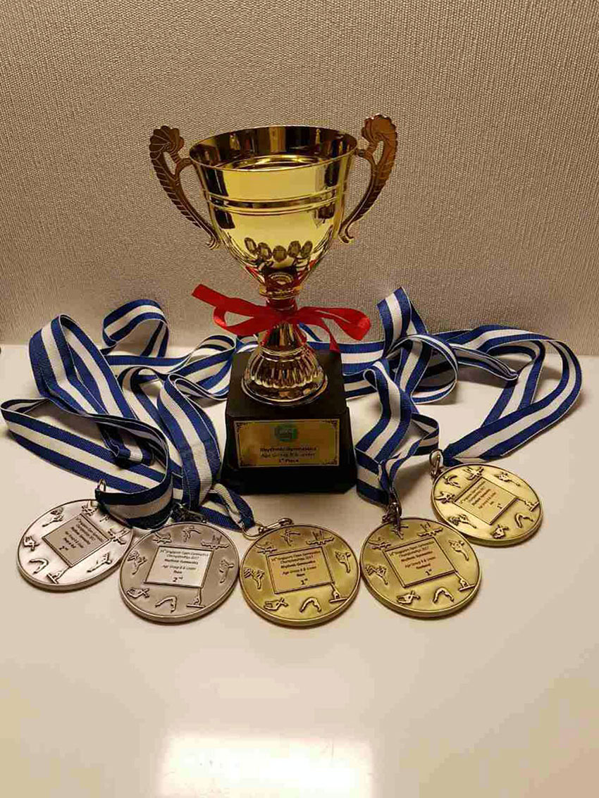 Юная туркменская гимнастка успешно выступила на турнире «Singapore Open»