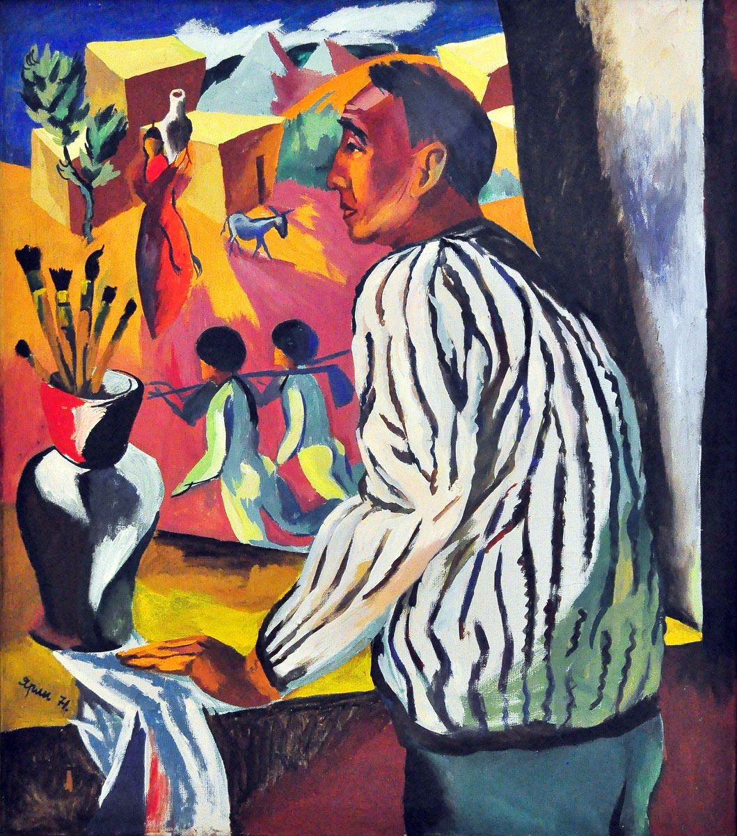 Çeperçilik muzeýindäki sergi  goralyp saklanylýan zatlar bilen tanyşdyrýar