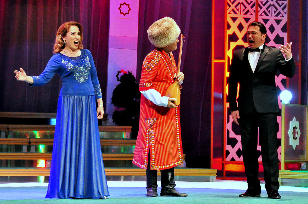 Aşgabatda V Aziada bagyşlanan operanyň ilkinji görkezilişi şowly geçdi