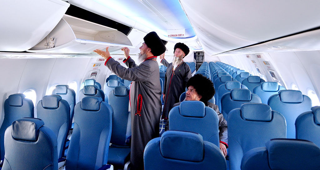 New Boeing-737-800 lands in Ashgabat International Airport