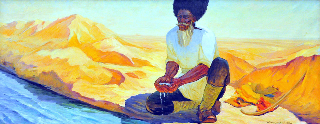 Milli žiwopis mekdebiniň ussatlary: Aýhan Hajyýew