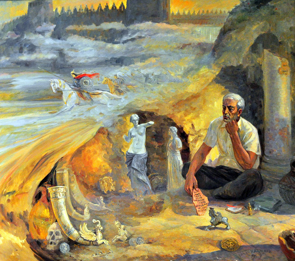 Milli žiwopis mekdebiniň ussatlary: Aýhan Hajyýew