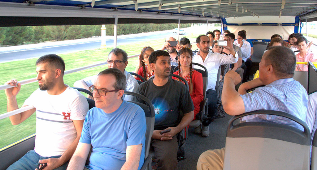 Протестирован экскурсионный маршрут по Ашхабаду для гостей Азиады-2017 