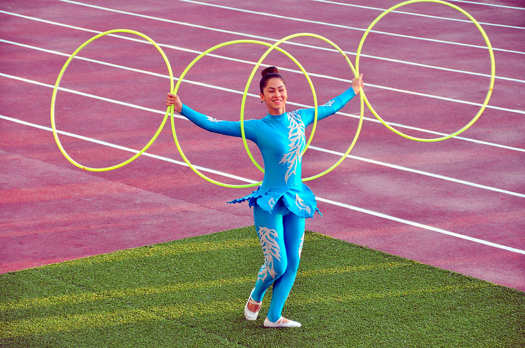 50-day countdown to the start of the Asian Games was marked by a bright sporting holiday  