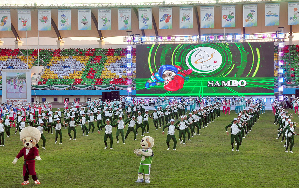 50-day countdown to the start of the Asian Games was marked by a bright sporting holiday  
