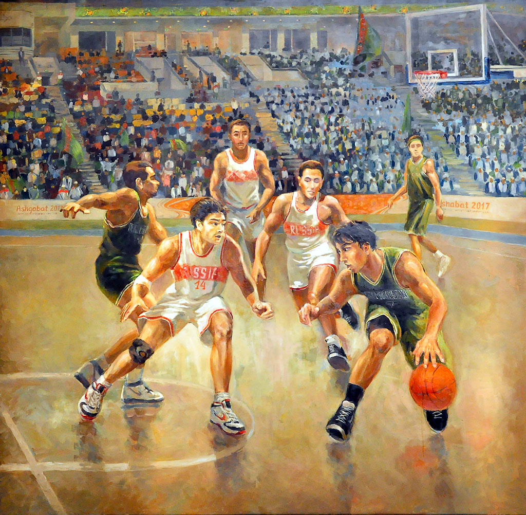 Посвящением Играм «Ашхабад 2017» стала тематическая экспозиция в Музее изо