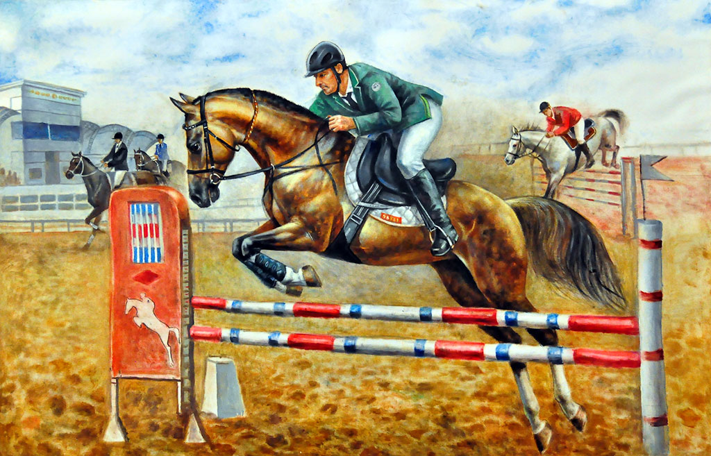 Посвящением Играм «Ашхабад 2017» стала тематическая экспозиция в Музее изо