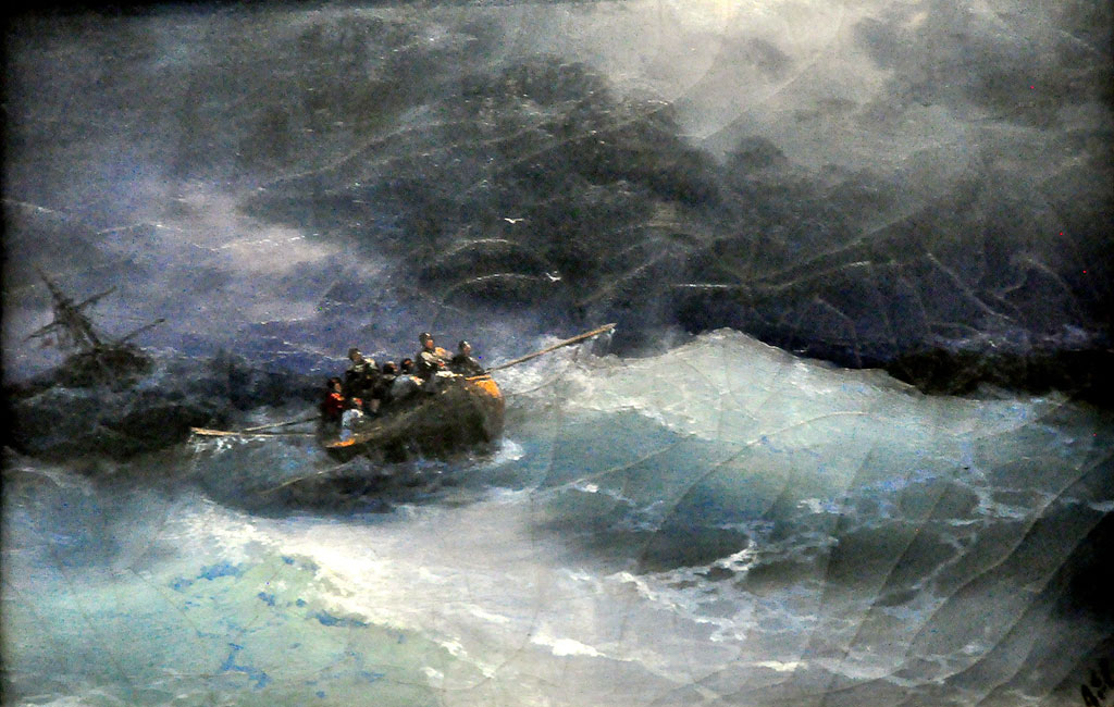 Iwan Aýwazowskiniň Çeperçilik sungaty muzeýindäki eserleri onuň duýgy taýdan dartgynly we nepis şahyrana döredijiligi bilen  tanyşdyrýar