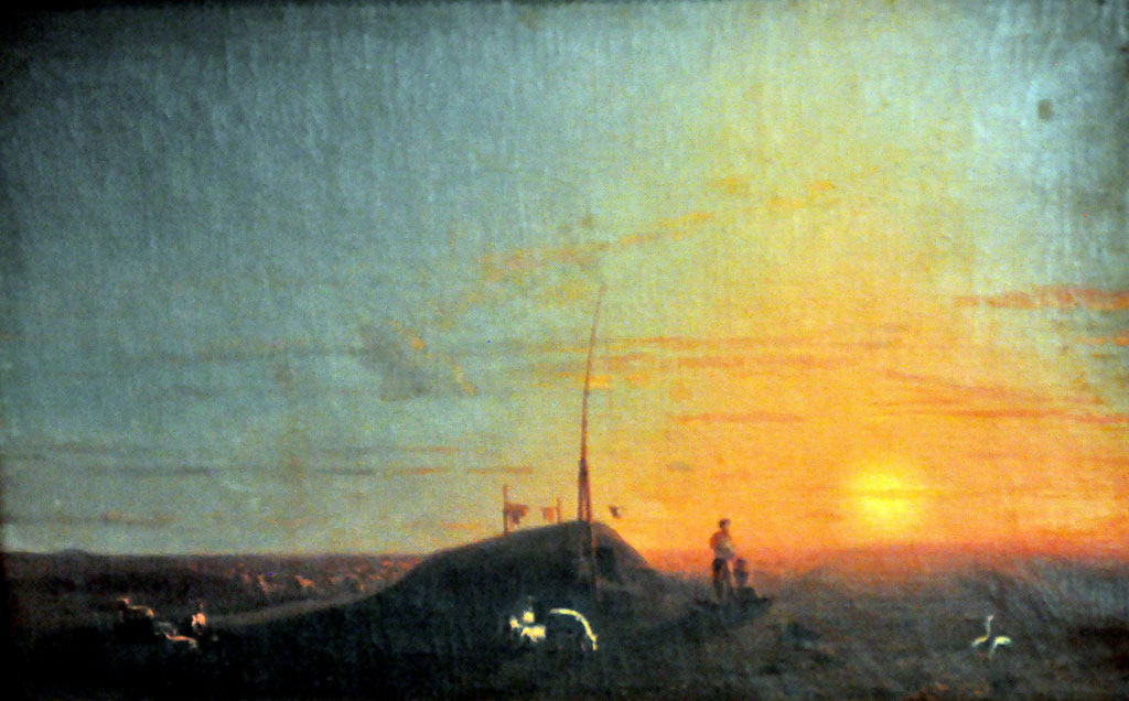 Iwan Aýwazowskiniň Çeperçilik sungaty muzeýindäki eserleri onuň duýgy taýdan dartgynly we nepis şahyrana döredijiligi bilen  tanyşdyrýar