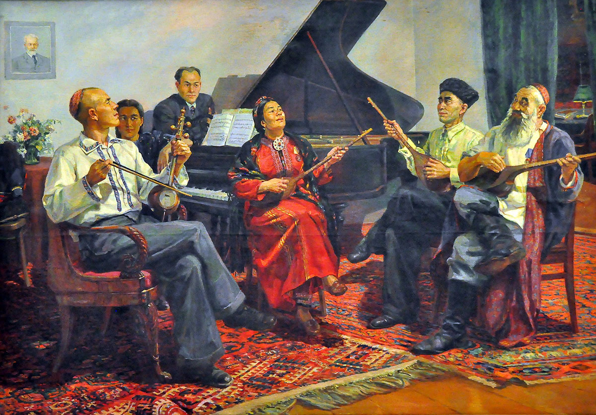 Milli nakgaşlyk mekdebiniň halypalary: Ýewgeniýa Adamowa