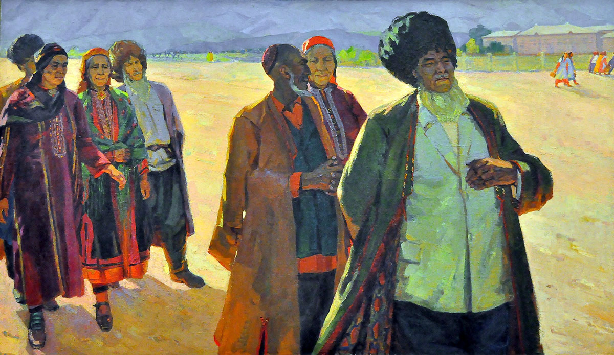 Milli nakgaşlyk mekdebiniň halypalary: Ýewgeniýa Adamowa